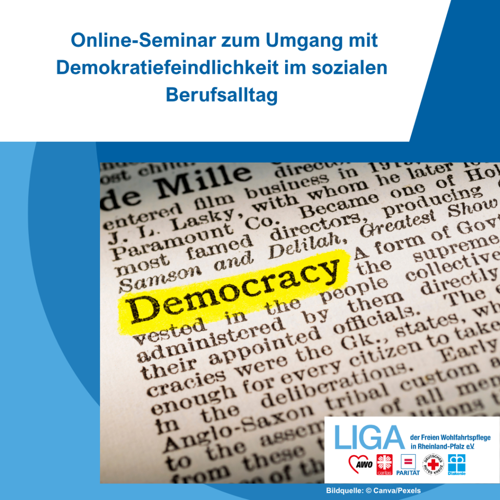 Online-Seminar: Demokratiefeindlichkeit im sozialen Arbeitsalltag begegnen
