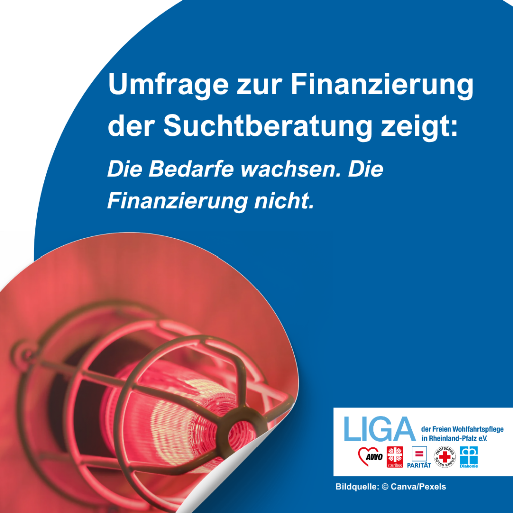Umfrage zur Finanzierung der Suchtberatung zeigt: Die Bedarfe wachsen. Die Finanzierung nicht.